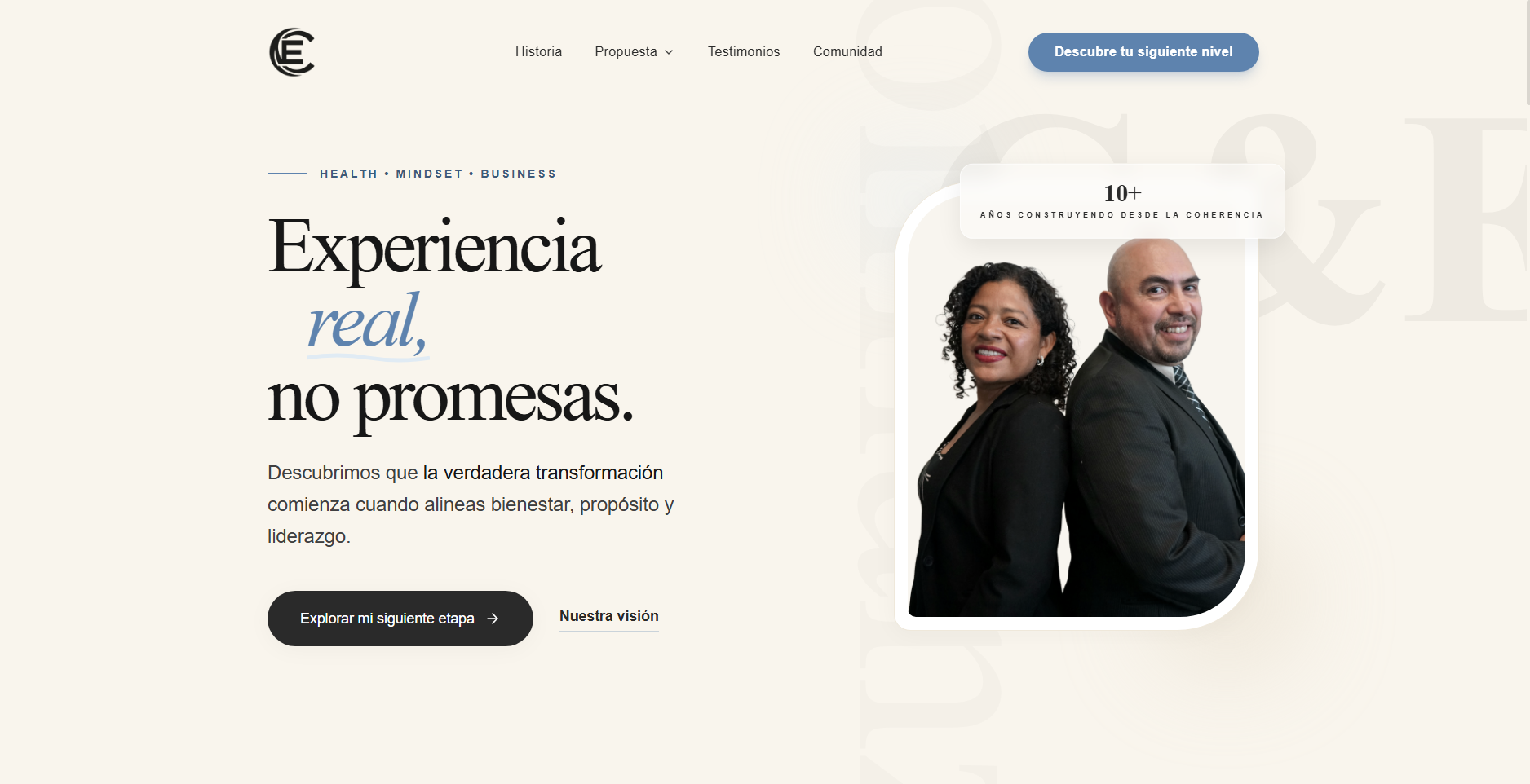 Muestra del proyecto Carlos y Erika