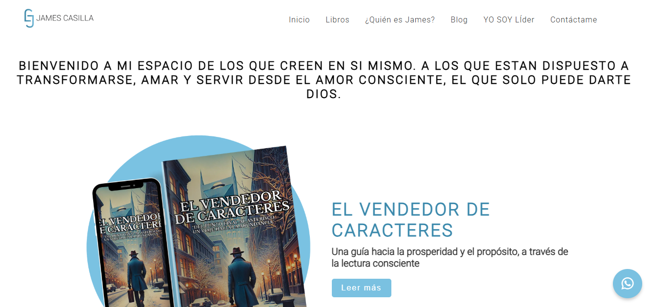 Muestra del proyecto James Casilla
